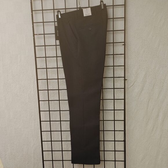 BOGARI LADIES 100% MICROFIBER NAVY DRESS SLACK. - Picture 1 of 13